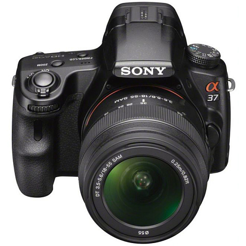 Зеркальная фотокамера Sony Alpha SLT-A37K kit  16,1Mp 18-55mm  black