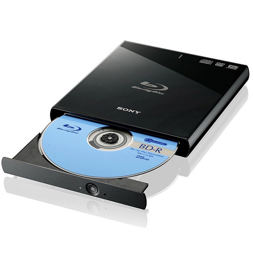 Внешний привод BluRay Sony BDX-S500U BD±R/±RW USB 2.0 чёрный