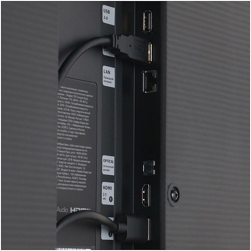 Телевизор 55" Яндекс ТВ Станция Про с Алисой YNDX-00101 (4K UHD 3840x2160, Smart TV) черный УЦЕНКА