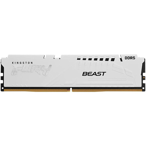 Модуль памяти DIMM 32Gb DDR5 PC48000 6000MHz Kingston Fury Beast White (KF560C30BWE-32)