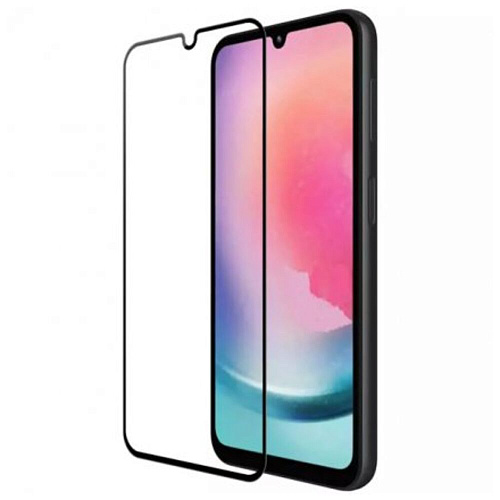 Защитное стекло для Samsung Galaxy A15 4G/A15 5G/A24 4G/A25 5G/M15 5G/M34 5G/F15 5G Zibelino 5D, с черной рамкой