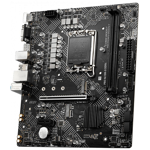 Материнская плата MSI Pro H610M-G DDR4 H610 Socket-1700 2xDDR4, 4xSATA3, 1xM.2, 1xPCI-E16x, 2xUSB3.2, D-Sub, DP, HDMI, Glan, mATX