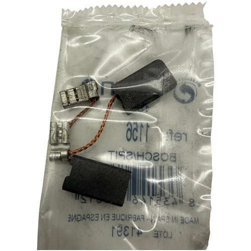 Комплект графитовых щеток BOSCH OEM 1617014124/AS (Комплект = 2 шт.) 1156J