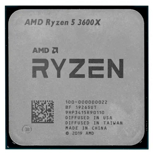 Процессор AMD Ryzen 5 3600X, 3.8ГГц, (Turbo 4.4ГГц), 6-ядерный, L3 32МБ, Сокет AM4, OEM