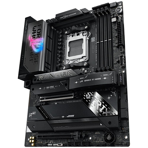 Материнская плата ASUS ROG Strix X870E-E Gaming WiFi X870E Socket AM5 4xDDR5, 4xSATA3, RAID, 5xM.2, 2xPCI-E16x, 9xUSB3.2, 4xUSB3.2 Type C, DP, HDMI, WiFi, 5Glan, ATX