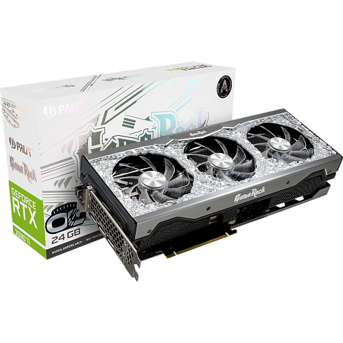 Видеокарта Palit GeForce RTX 3090 Ti 24576Mb, GameRock OC (NED309TS19SB-1022G) 1xHDMI, 3xDP, Ret