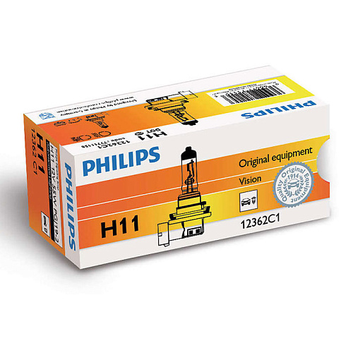 Автомобильная лампа H11 55W Premium 1 шт. Philips