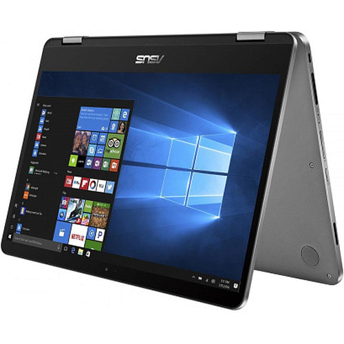 Ноутбук ASUS VivoBook Flip 14 TP401MA-EC296T Pentium Silver N5030/4Gb/128Gb SSD/14" FullHD/Win10 Grey