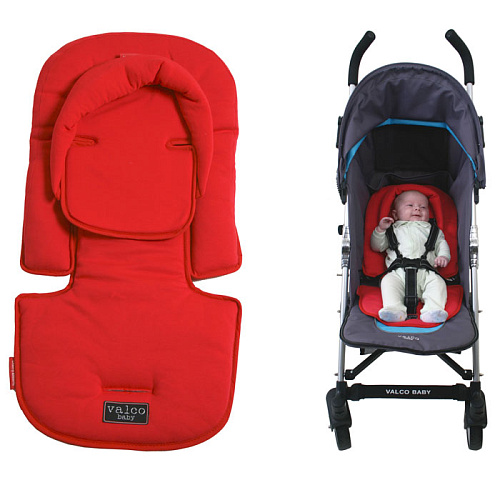 Вкладыш в коляску Valco baby All Sorts Seat Pad / Cherry