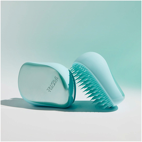 Tangle Teezer Расческа Compact Styler Frosted Teal Chrome