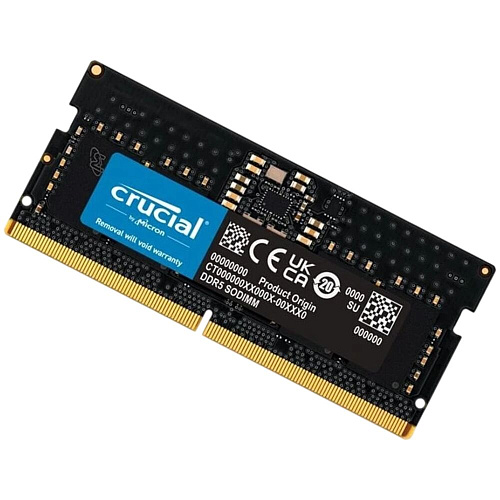 Модуль памяти SO-DIMM DDR5 8Gb PC44800 5600Mhz Crucial (CT8G56C46S5)