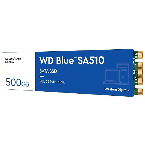 Внутренний SSD-накопитель 500Gb Western Digital Blue (WDS500G3B0B) M.2 2280 SATA3