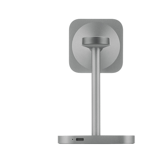 Беспроводная зарядная панель 3 в 1 Для IPhone, Apple Watch, Airpods uBear Evoke Qi2.2 25W Grey