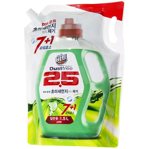 Lion Жидкость для стирки Beat Dust Free для автоматической стирки, 1,5 л.