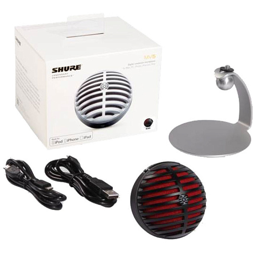 Микрофон  Shure MV5/A-B-LTG Black