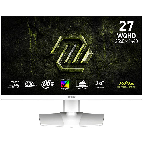 Монитор 27" MSI MAG 274QRFW E20 IPS 2560x1440 0.5ms HDMI, DisplayPort, USB Type-C