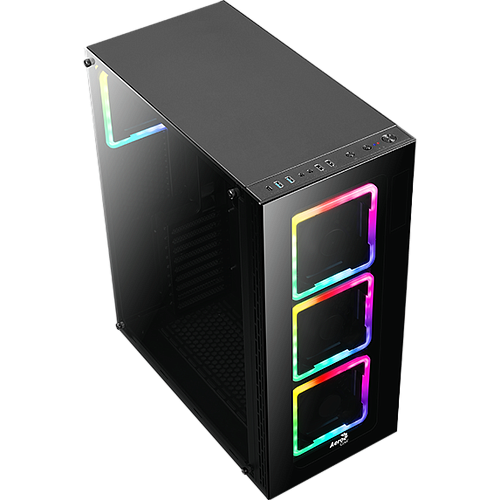 Корпус ATX Fulltower AeroCool Tor Pro Tempered Glass Black Black