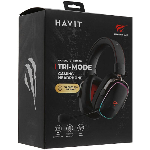 Гарнитура Havit H2039BG Wireless Black