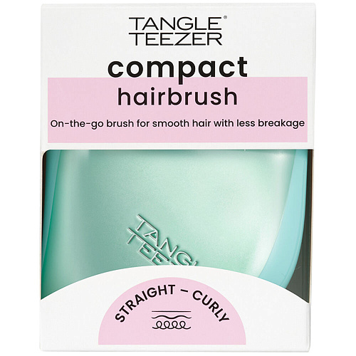Tangle Teezer Расческа Compact Styler Frosted Teal Chrome