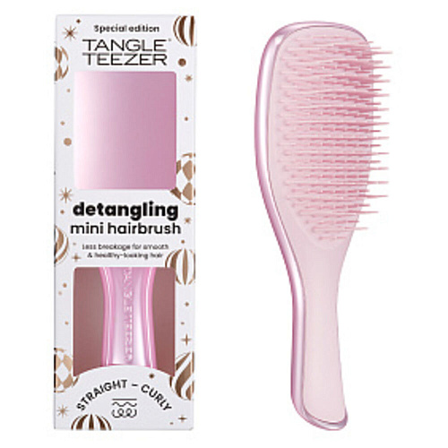 Tangle Teezer Расческа The Ultimate Detangler Mini Chrome Satin Pink