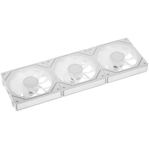 Вентилятор 120x120 Ocypus Gamma F12 UNI WH ARGB 3 in1 (3-Pack)