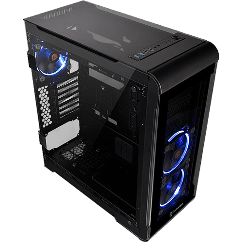Корпус ATX Miditower Thermaltake View 32 RGB Edition Tempered Glass (CA-1J2-00M1WN-00) Black