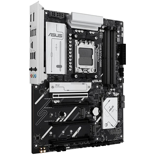 Материнская плата ASUS Prime B850-Plus WiFi B850 Socket AM5 4xDDR5, 4xSATA3, RAID, 3xM.2, 4xPCI-E16x, 5xUSB3.2, 1xUSB3.2 Type C, DP, HDMI, WiFi, 2.5Glan, ATX