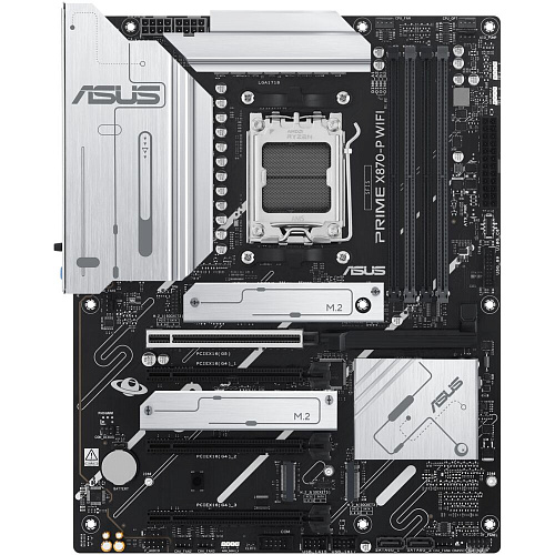 Материнская плата ASUS Prime X870-P WiFi X870 Socket AM5 4xDDR5, 2xSATA3, RAID, 4xM.2, 3xPCI-E16x, 4xUSB3.2, 2xUSB3.2 Type C, DP, HDMI, WiFi, 2.5Glan, ATX