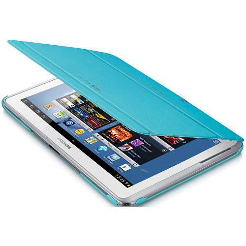 Чехол для Samsung Galaxy Note N8000 Samsung голубой, книжка (EFC-1G2NLECSER)