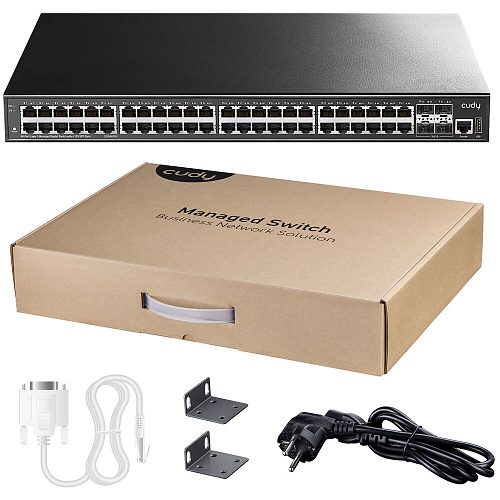 Коммутатор Cudy GS5048S4 (L3) 48x1Гбит/с 4SFP+ управляемый
