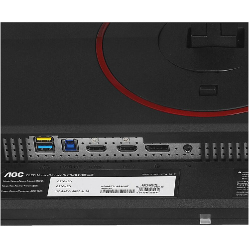 Монитор 27" AOC Q27G4ZD QD OLED 2560x1440 0.03ms HDMI, DisplayPort