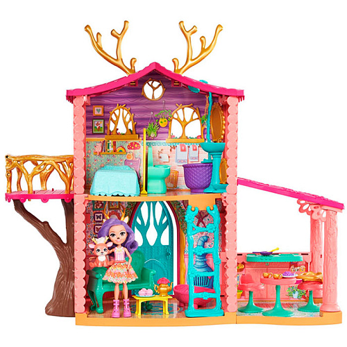 Enchantimals Mattel Домик Данессы Оленни FRH50