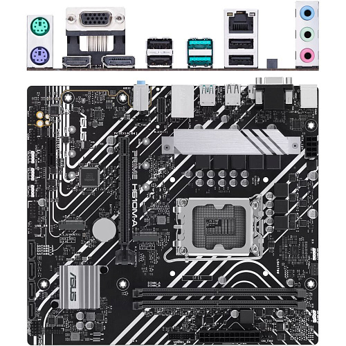 Материнская плата ASUS Prime H610M-A-CSM H610 Socket-1700 2xDDR5, 4xSATA3, 2xM.2, 1xPCI-E16x, 2xUSB3.2, D-Sub, DP, HDMI, Glan, mATX
