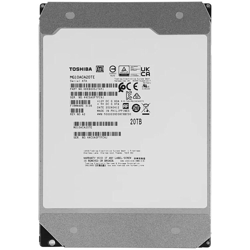 Внутренний жесткий диск 3,5" 20Tb Toshiba MG10 (MG10ACA20TE) 512Mb 7200rpm SATA3