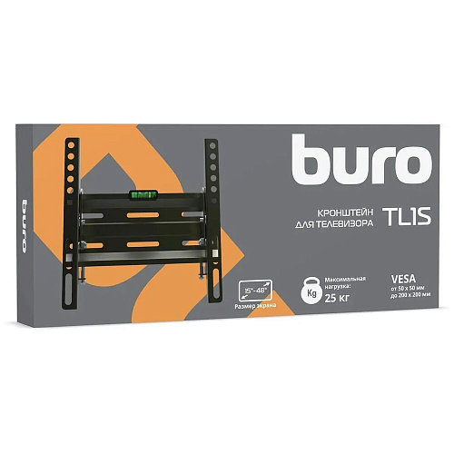 Кронштейн наклонный Buro TL1S 15-48' до 25кг Vesa до 200x200