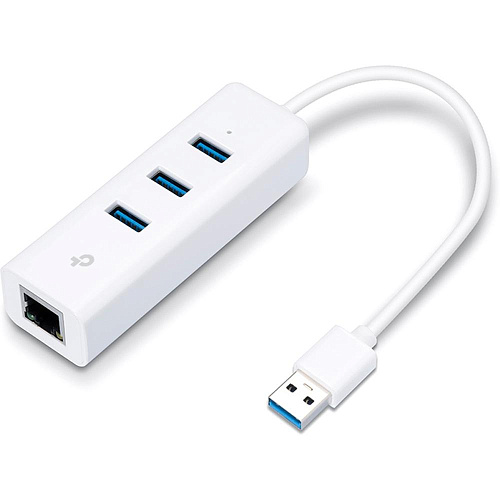 3-port USB3.0 Hub TP-Link UE330 + RJ45 (1Gbps)