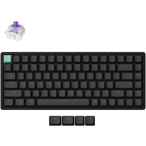 Клавиатура Keychron K2 HE Wireless (Nebula Gateron 2.0 magnetic Switch) RGB (русская раскладка) Black