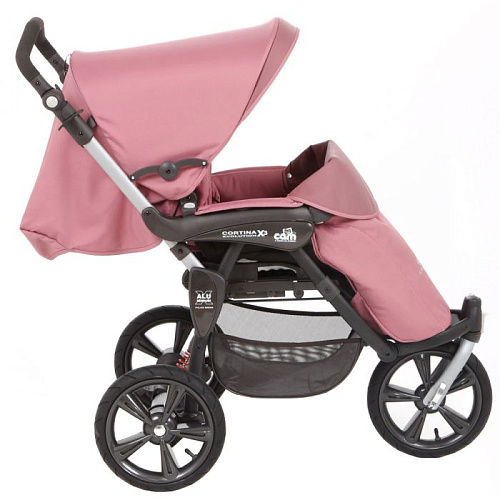 Коляска 3 в 1 Cam Cortina Evolution X3 Tris (розовый/стразы)
