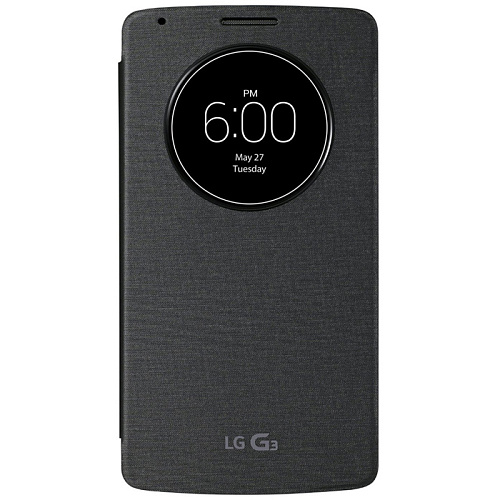 Чехол для беспроводной зарядки для LG D855 G3 LG QuickCircle CCF-340 Черный