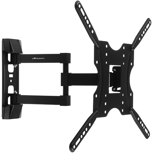 Кронштейн наклонно-поворотный Ultramounts UM904 32-55' до 30кг Vesa до 400x400 black
