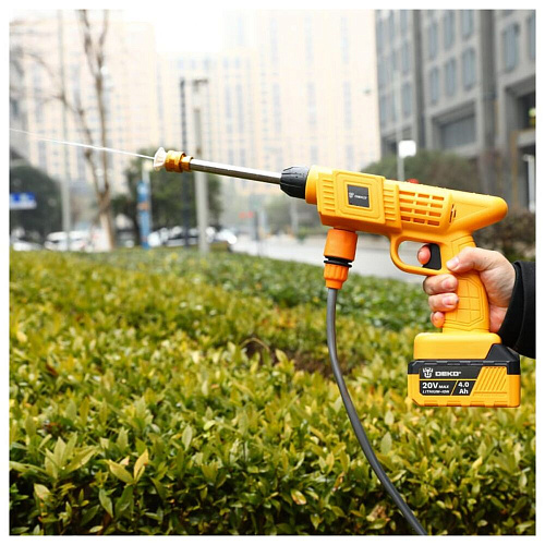 Мойка высокого давления Deko DKCW25, 40 бар, 1x4.0Ач 063-4490