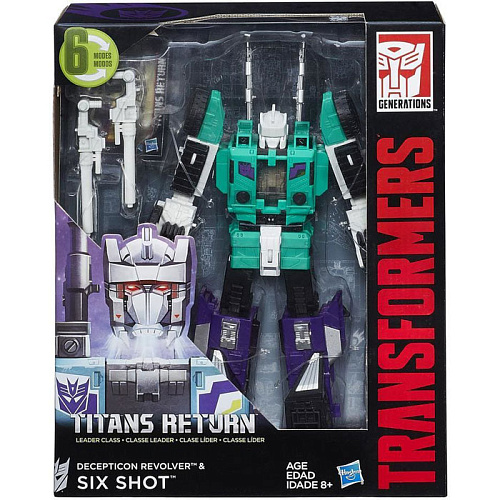 Hasbro Transformers B7997 Трансформеры Дженерэйшенс: Войны Титанов Лидер Сикс Шот