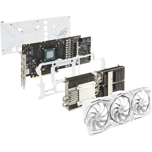 Видеокарта ASUS GeForce RTX 2080 Super 8192Mb, Gaming White O8G (ROG-Strix-RTX2080S-O8G-Gaming-White) 2xHDMI, 2xDP, 1xUSB-C  Ret