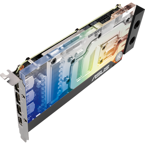 Видеокарта ASUS GeForce RTX 3070 8192Mb, EKWB 8G (RTX3070-8G-EK) HDMI, 3xDP, Ret