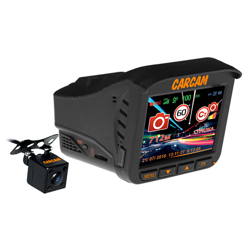 Видеорегистратор с радар-детектором CARCAM Комбо 5S