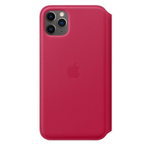 Чехол для Apple iPhone 11 Pro Max Leather Folio Raspberry