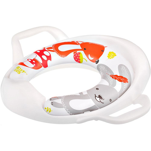 Накладка на унитаз Roxy Kids с ручками. Лесная сказка RTS-622-1R