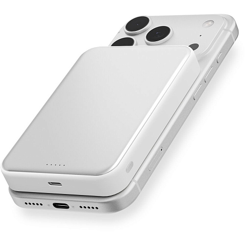 Внешний аккумулятор uBear Strike Magnetic Power bank MagSafe 10000mAh PD30W Qi2.2 White