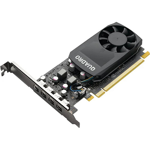 Видеокарта PNY NVIDIA Quadro P1000 V2 (VCQP1000V2BLK-1) 4GB 4xMiniDP Oem