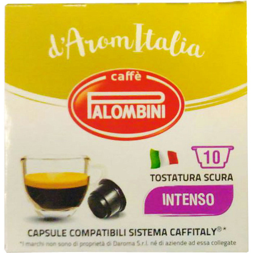 Капсулы для кофемашин Palombini CAFFITALY INTENSO FORTE  10 шт
